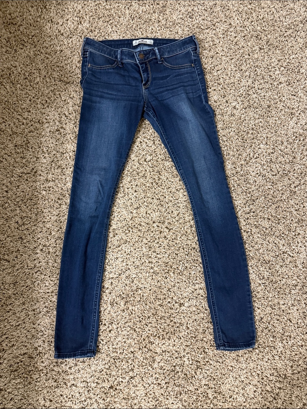Hollister Deep Indigo Skinny Jeans